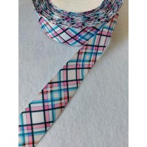 Лента репсовая с рисунком 25мм, цена за 1 м